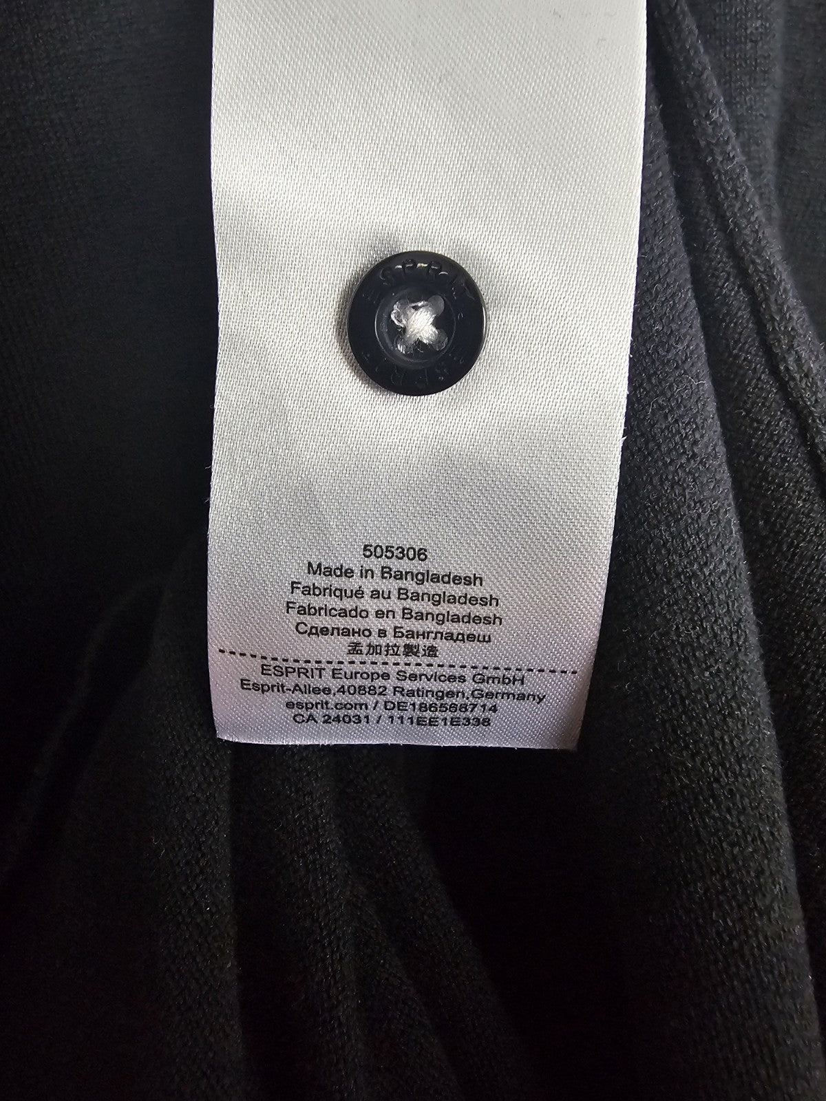 EK4911 Damen Kleid von Esprit, Schwarz,  Gr.L5
