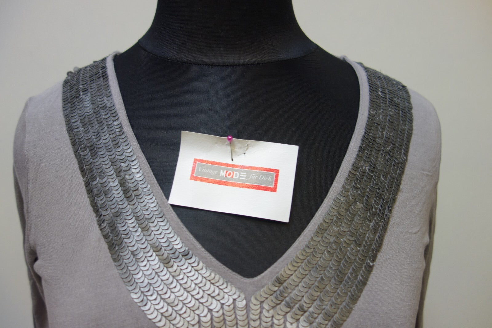 EK2233 Damen Langarmshirt von heine, grau, Gr. 401