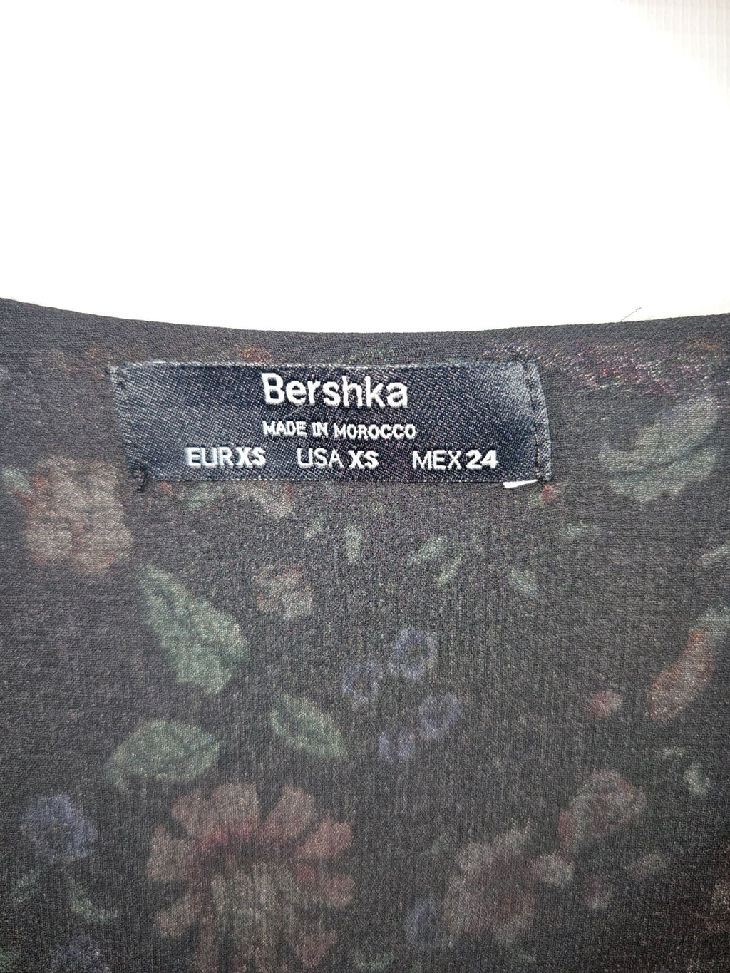 EK6383 Damen Jumpsuit von Bershka, Schwarz Mehrfarbig, Gr.:XS2