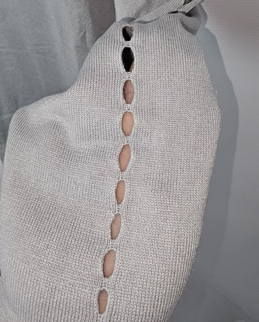 EK7262 Damen Pullover von Alba Moda, grau, Gr.403