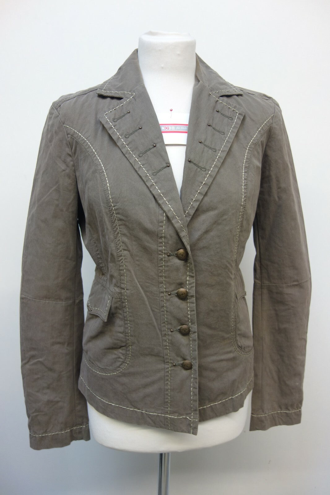 EK0445 Damen Jacke von Mexx, graugrün, Gr. 380