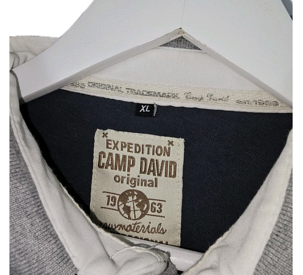 EK11276 Herren Poloshirt von Camp David, Grau, Gr. XL1