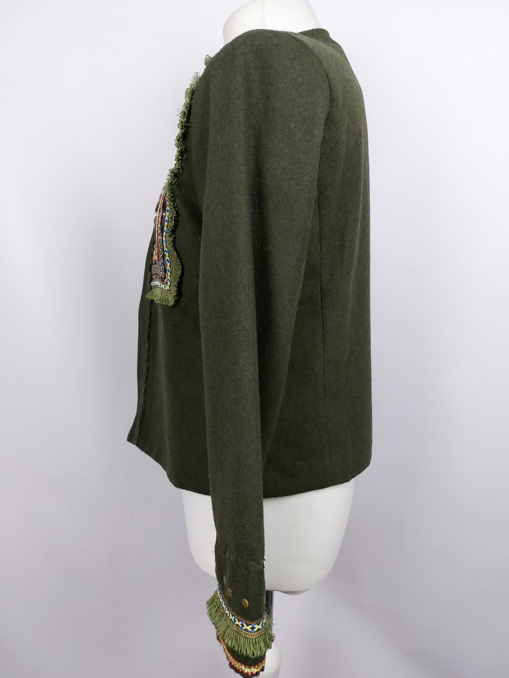 EK2467 Damen Jacke von Ciao Milano, grün, traditionell, Gr. M5