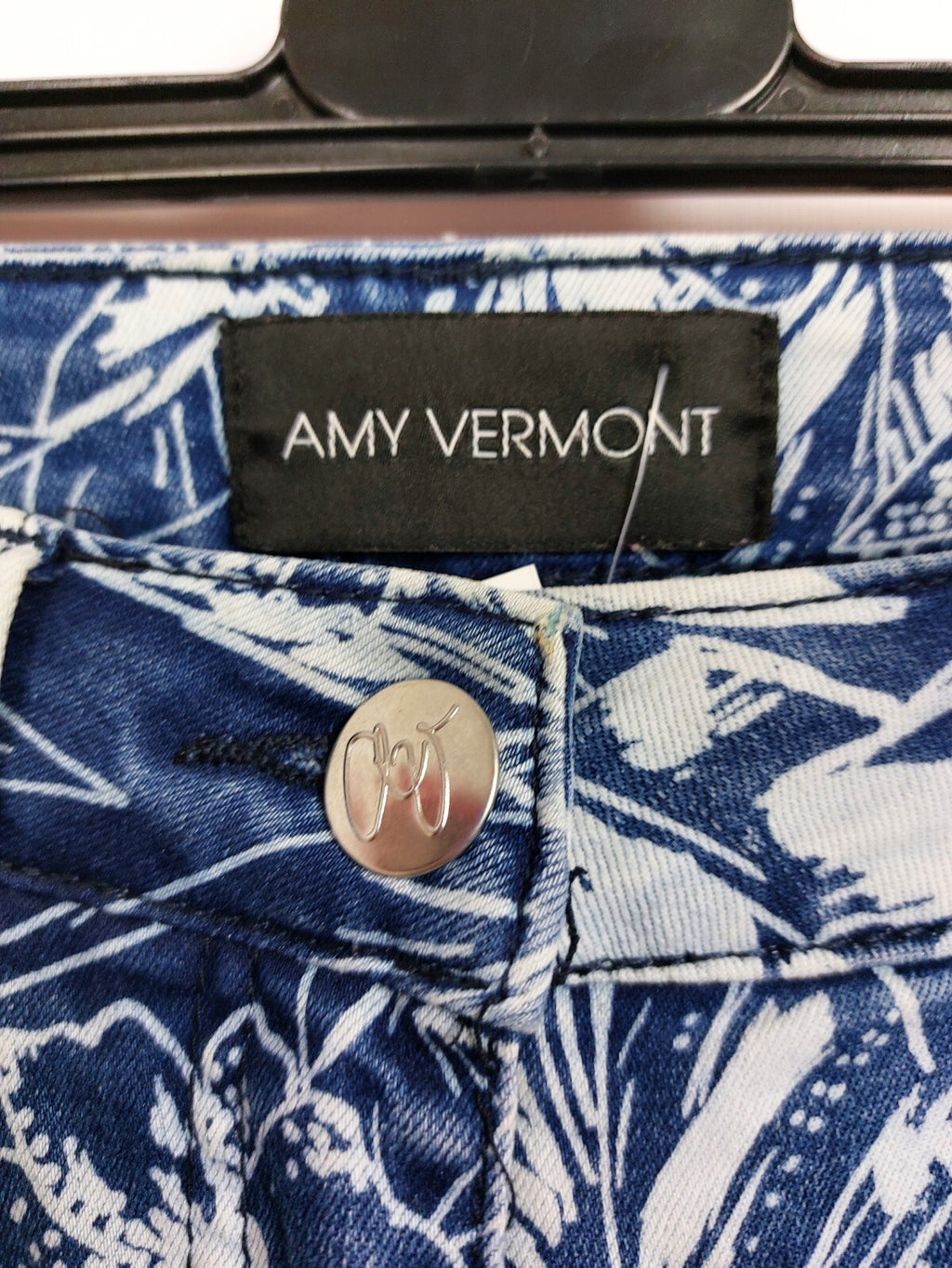 EK3319 Damen Jeans von Amy Vermont, blau/weiß, Gr. 362