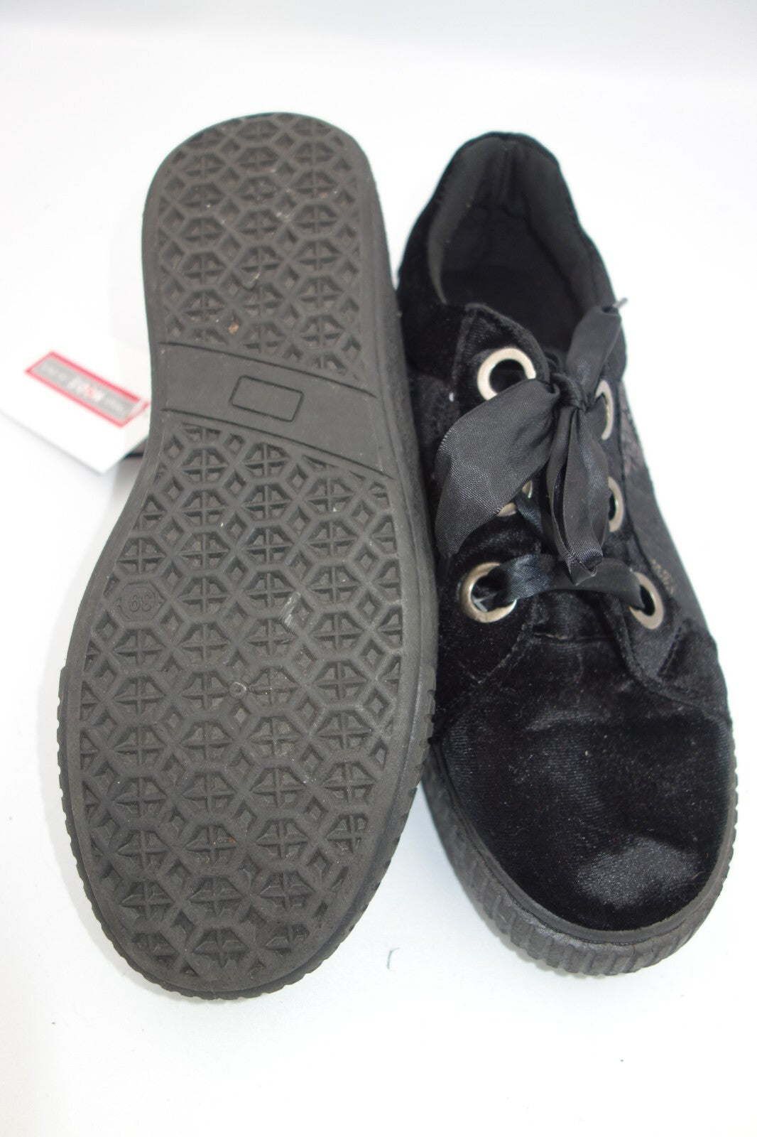 ES0077 Damen Sneaker von W cubed schwarz in 396