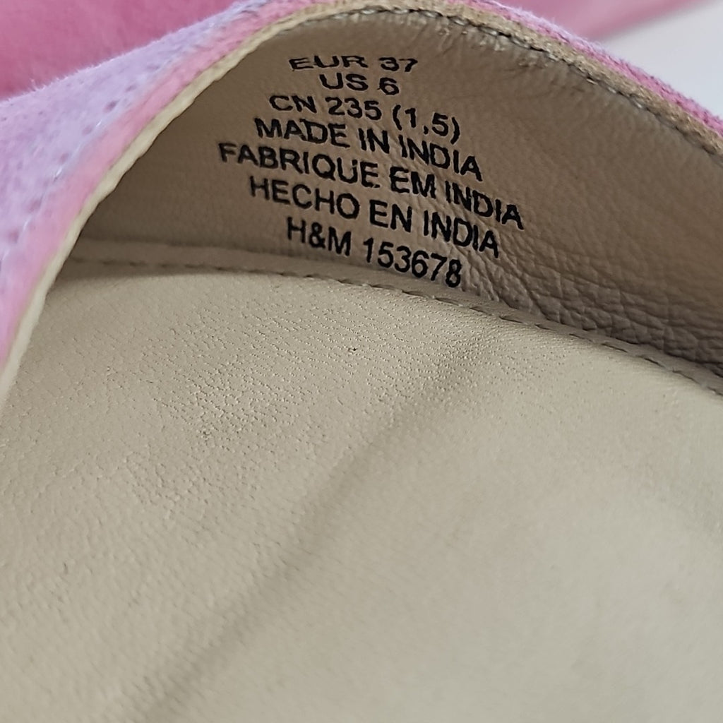 ES786 Damen Ballerina von H&M, rosa, Gr.376