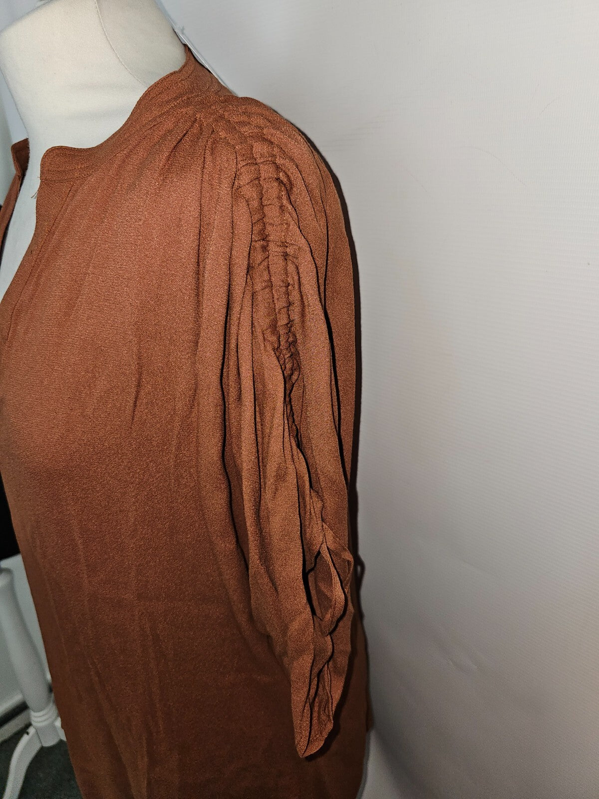 EK6371 Damen Bluse von Madeleine, braun, Gr.382