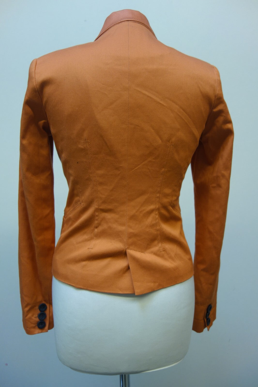 EK0478 Damen Blazer von Bershka, orange, Gr. S3