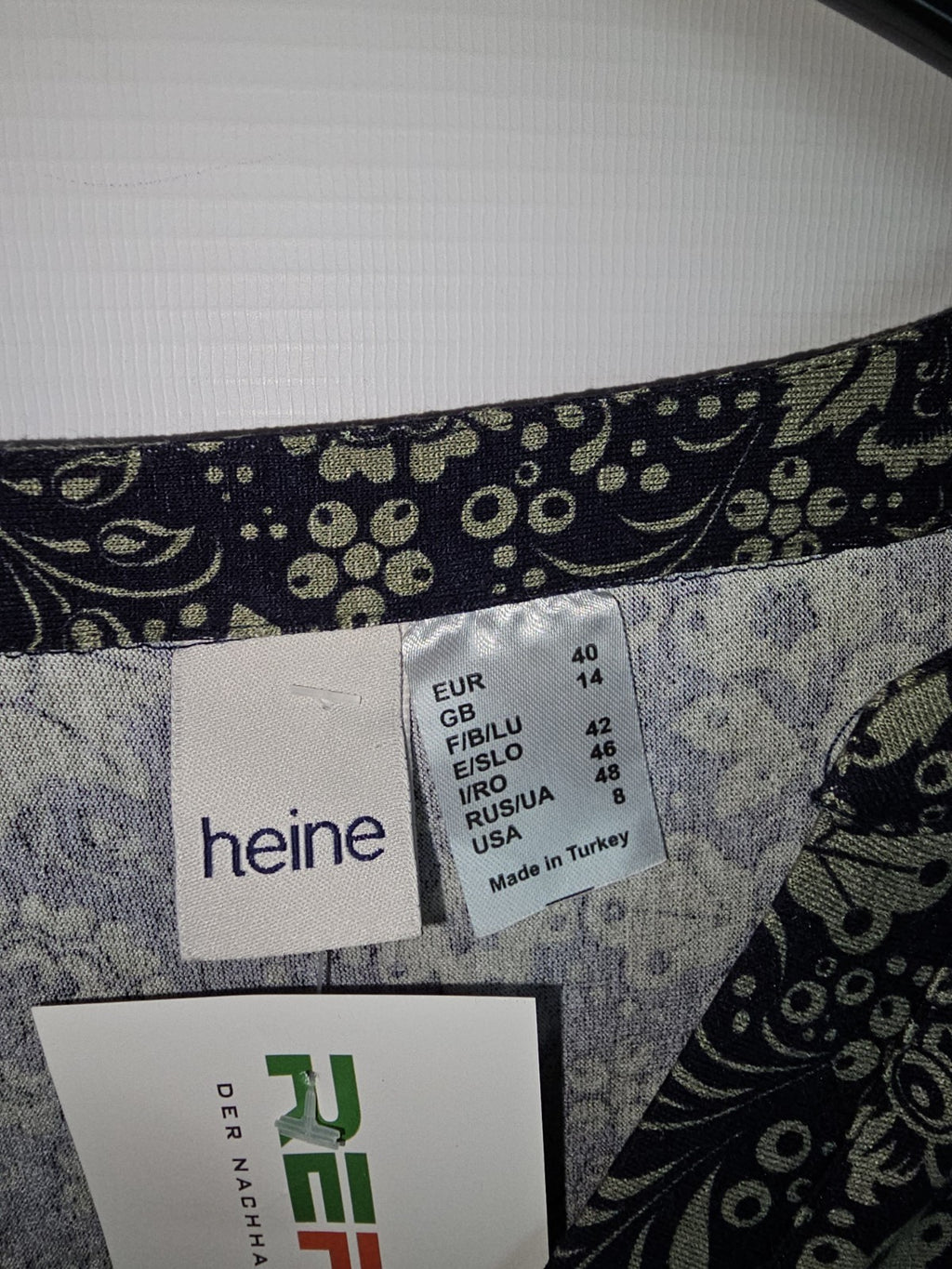 EK9076 Damen Bluse Von Heine, Grün, Gr. 402