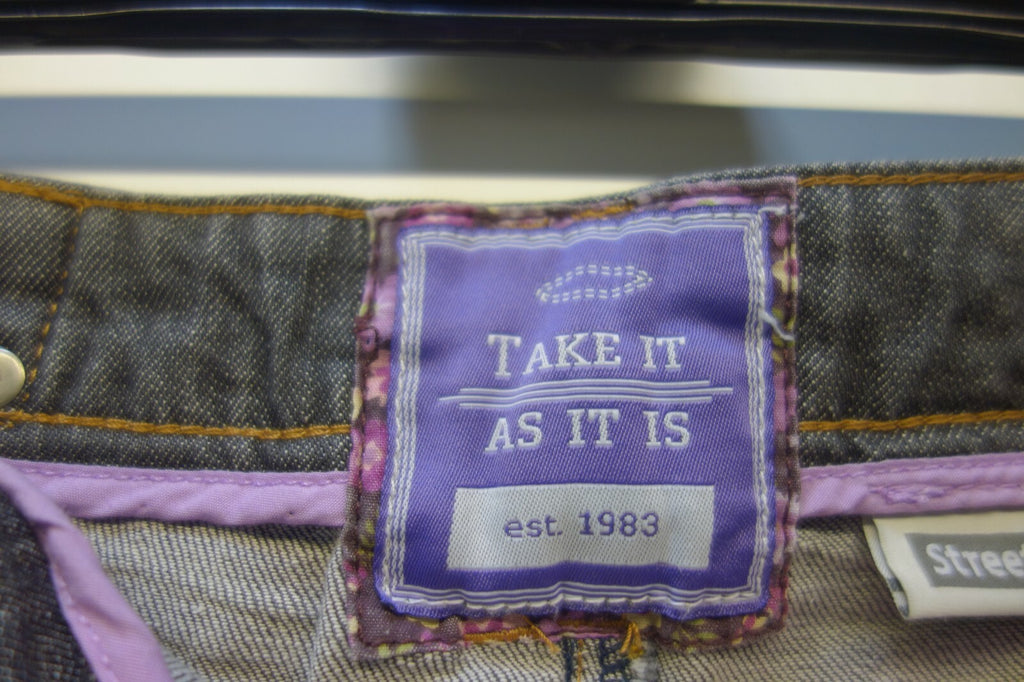 EK0193 Damen Rock, grau, denim, Gr. 383