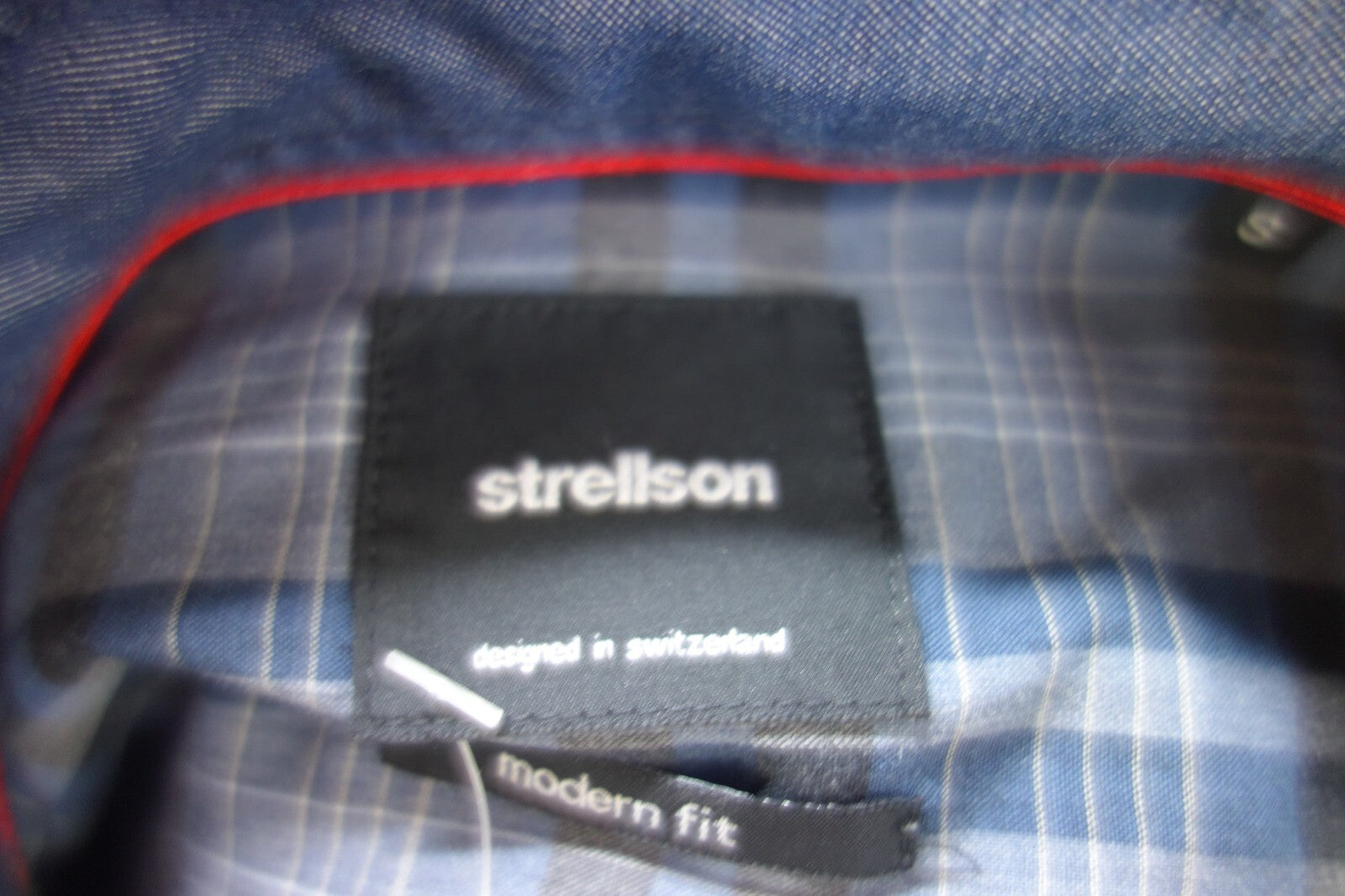 EK0477 Herren Hemd von Strellson, kariert, Gr. S4