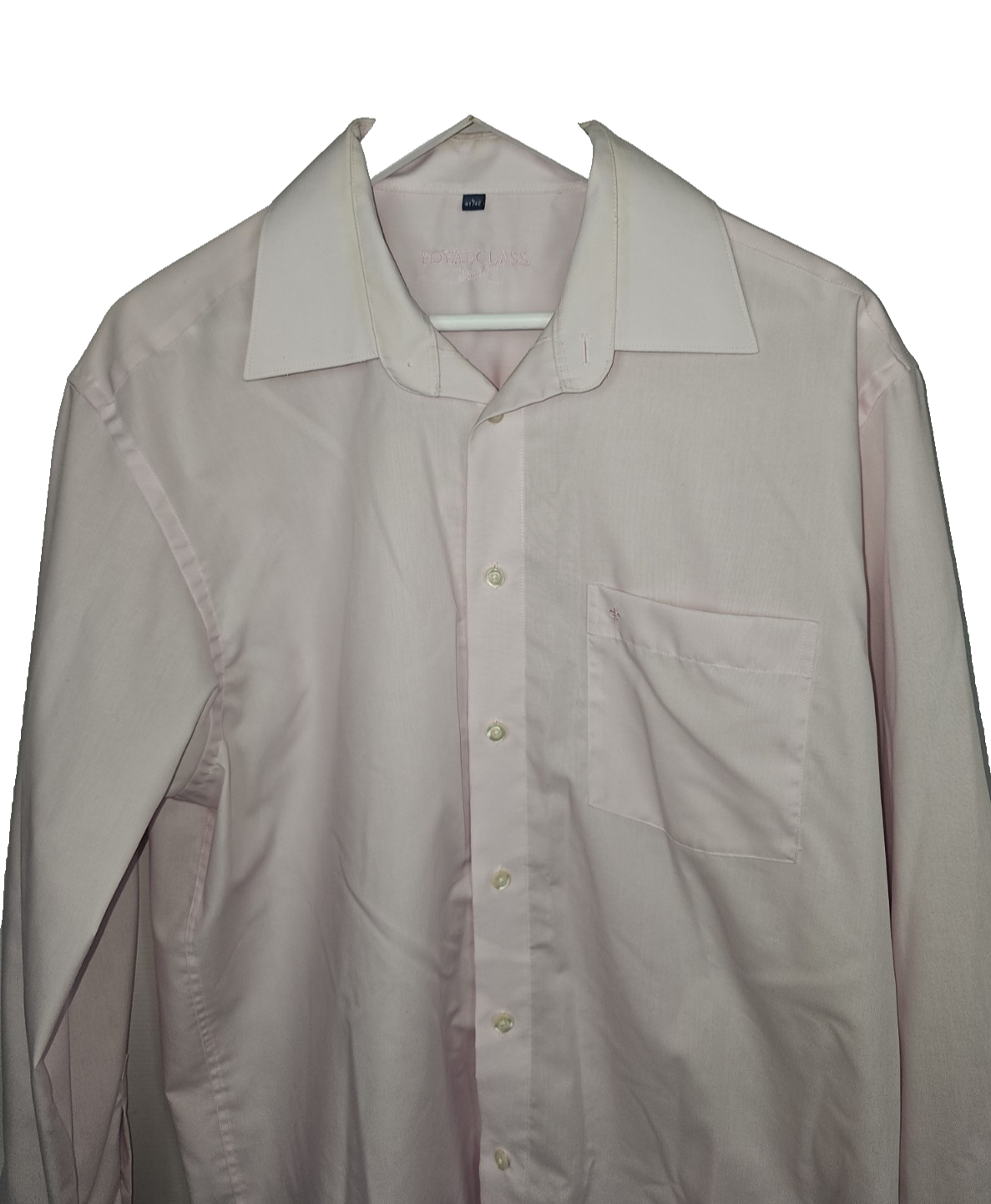EK7690 Herren Hemd von Royalclass, Rosa, Gr.L1
