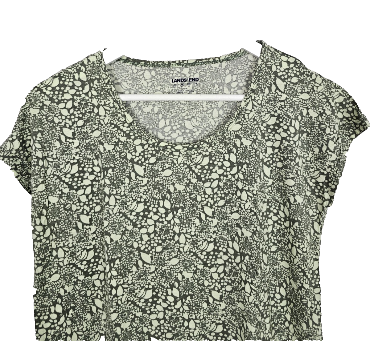 EK8344 Damen Bluse von Lands End, Grün, Gr. Xs1