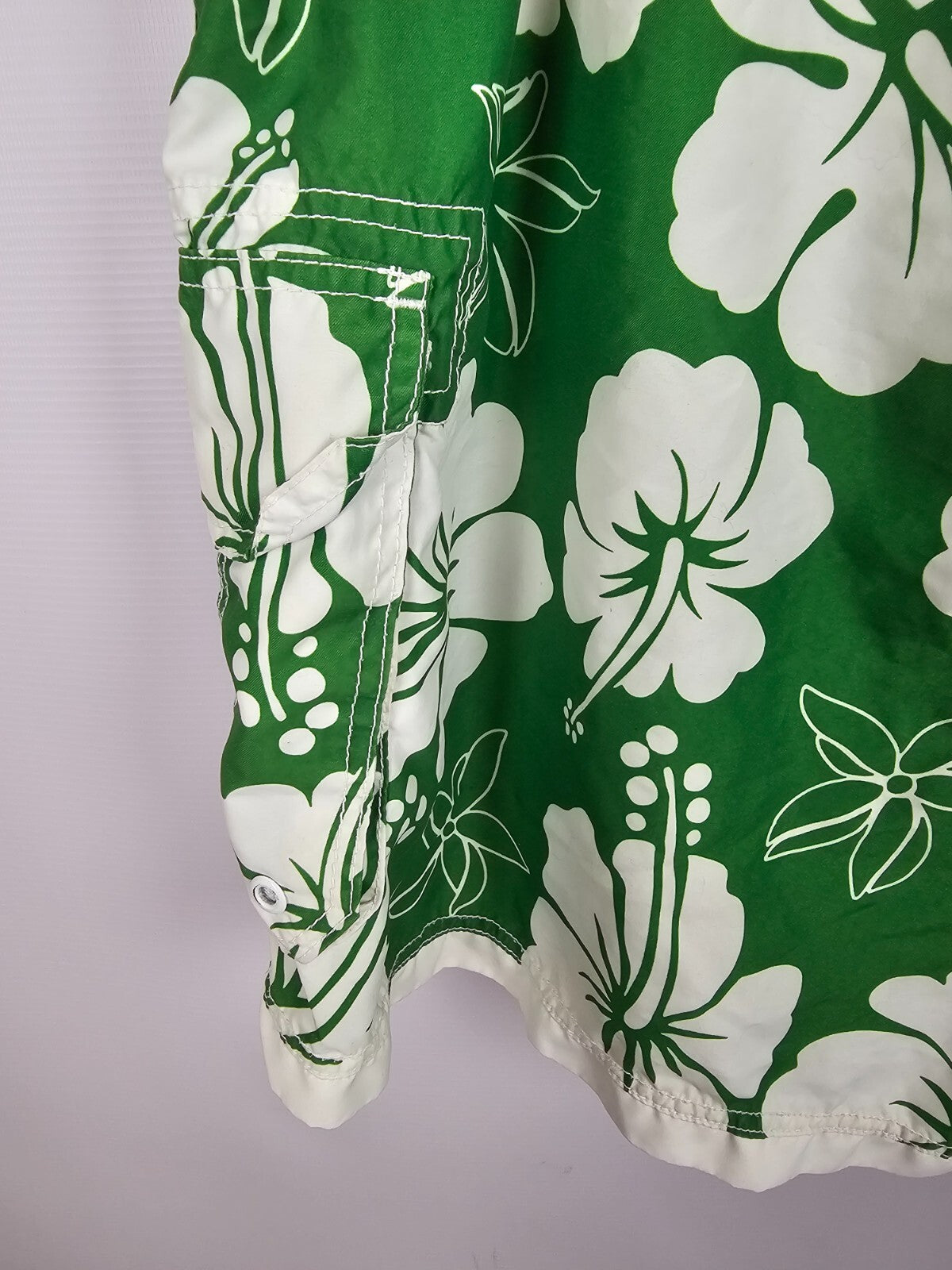 EK5504 Herren Badehose von op, grün/weiß, Gr. 687