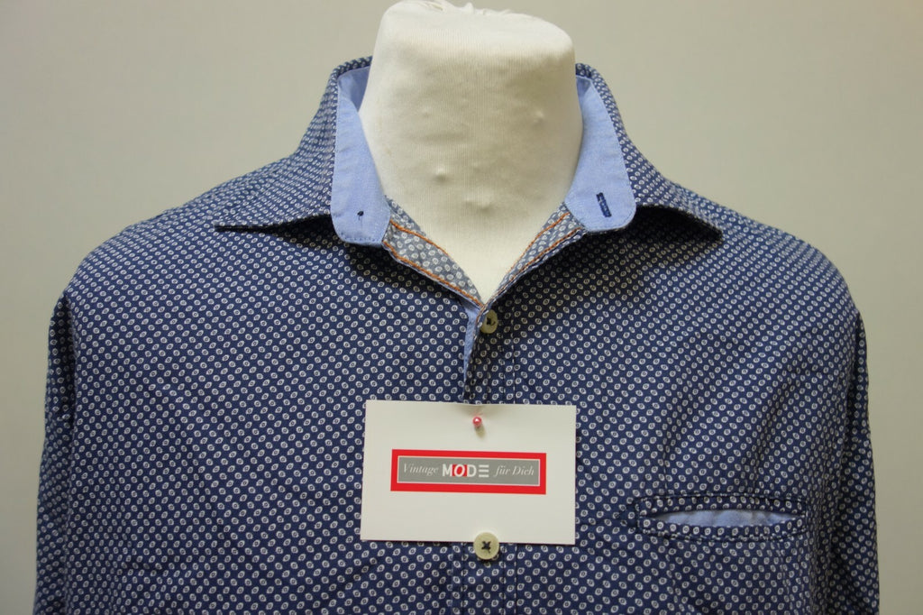 EK0956 Herren Hemd von Pierre Cardin, blau, XL1