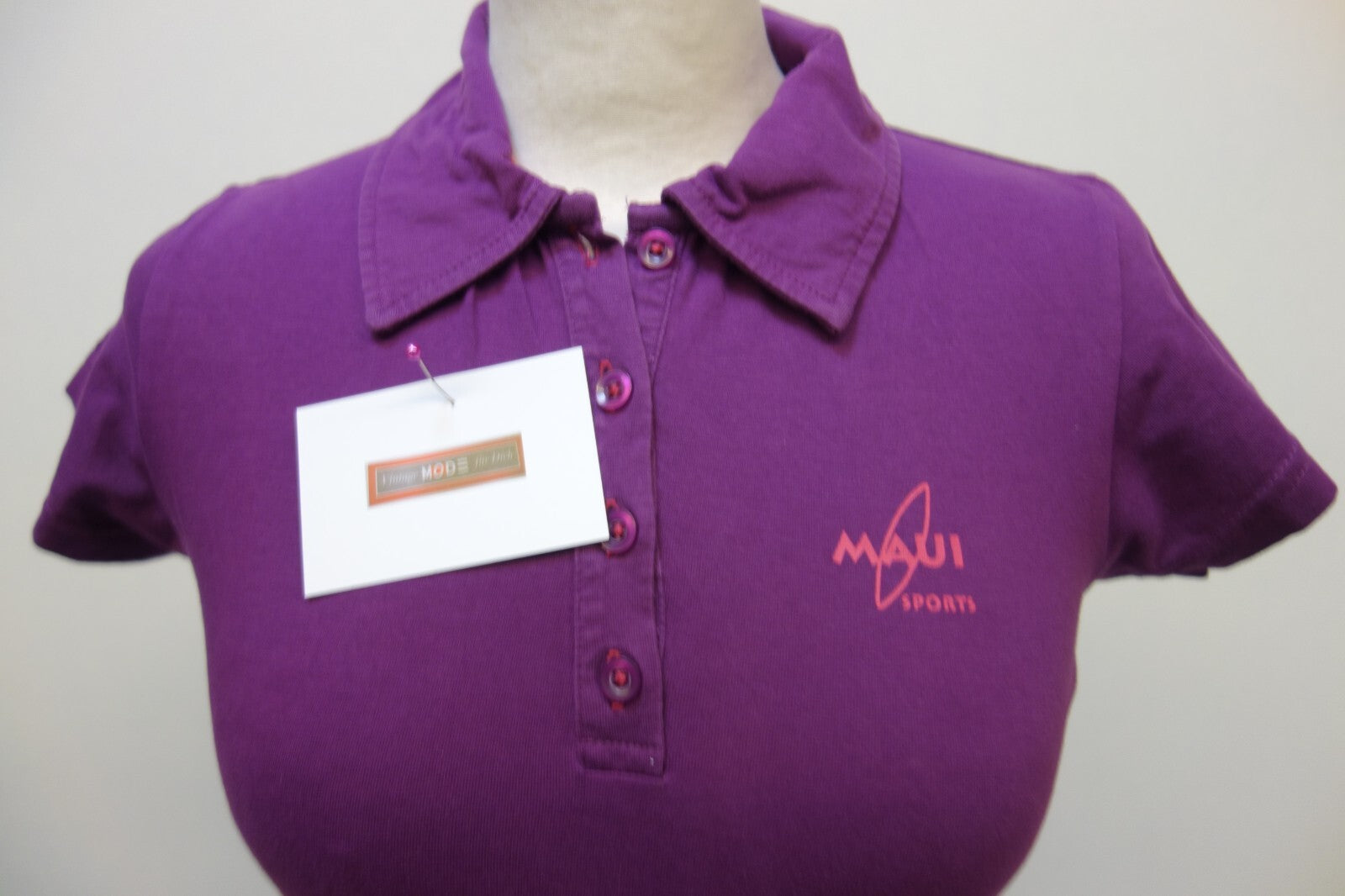 EK3605 Damen Polo von Maui, lila, Gr. S1