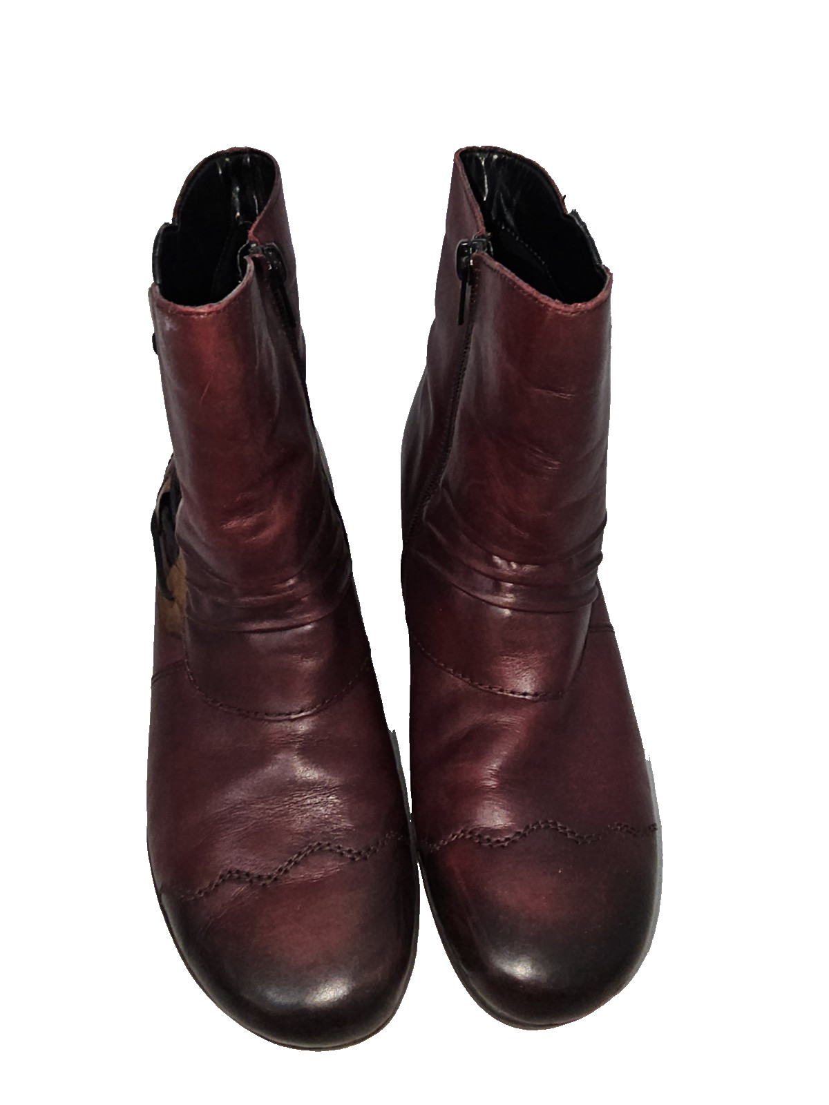 ES0746 Damen Stiefeletten von Remonte, rot, Gr.391