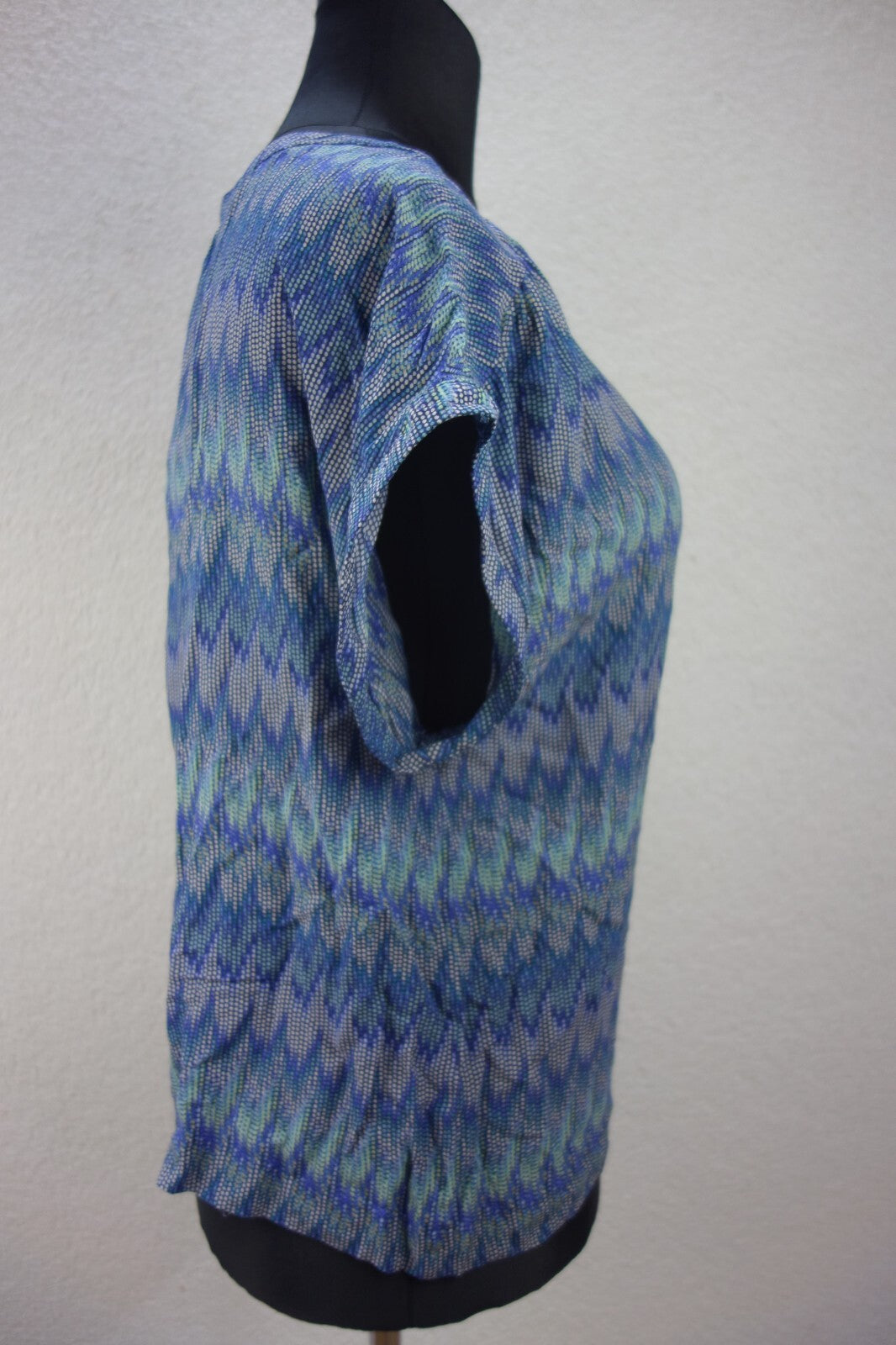 EK2632 Damen Bluse von 1.2.3 Paris, blau, Gr. 442