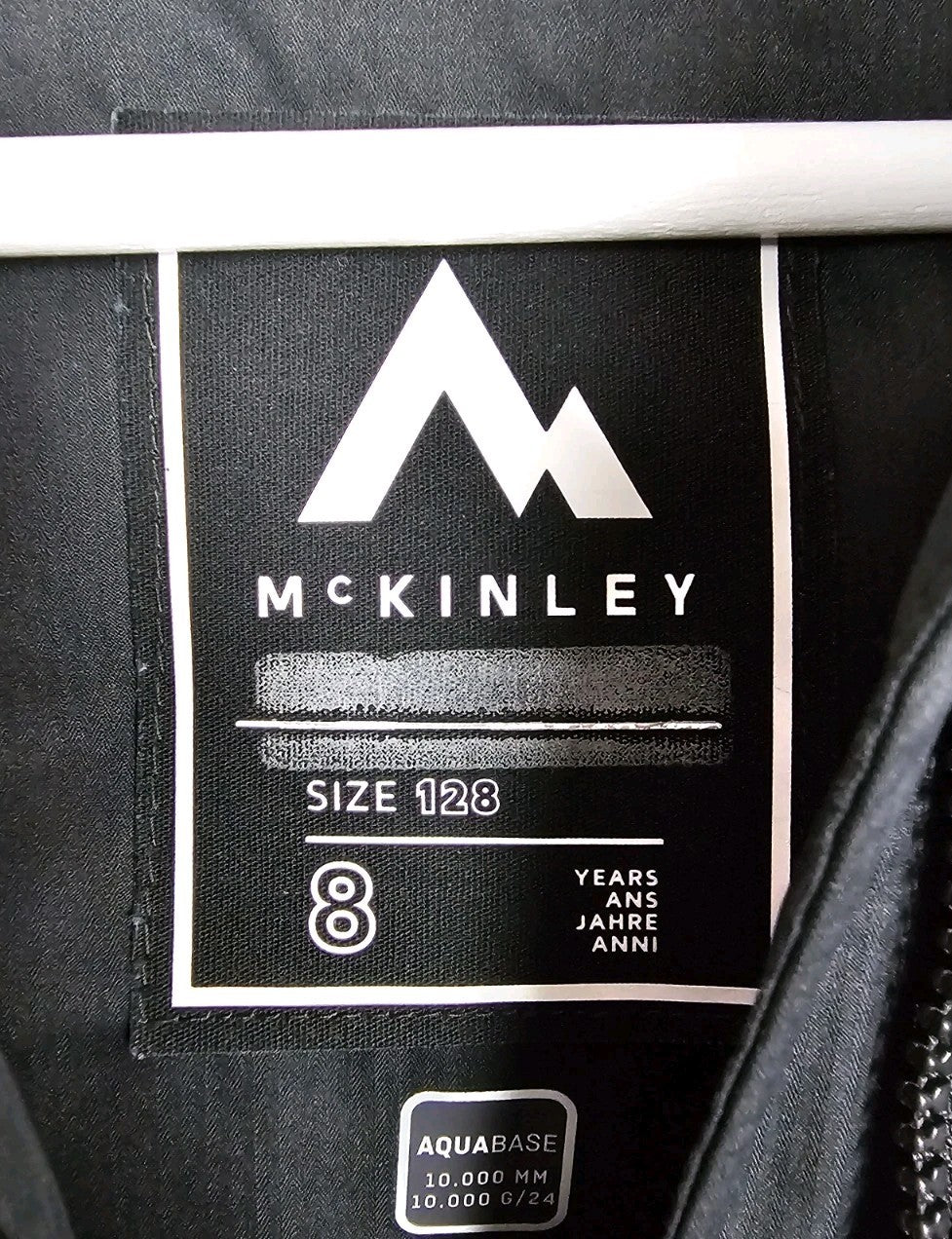 EK10544 Jungen Jacke Mckinley Gr.128 Schwarz1