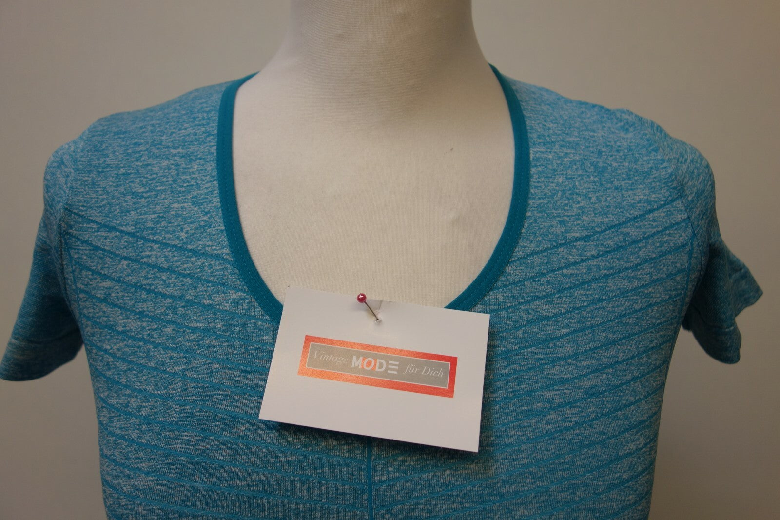 EK0566 damen Sportshirt von Salomon, türkis, S1