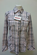 EK2409  Damen Bluse von Cecil, kariert, rosa, Gr. M0