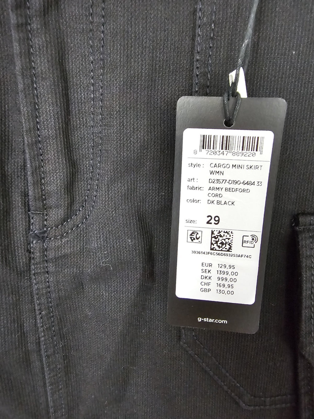EK9081 Damen Rock von Raw, Schwarz, Gr. 292