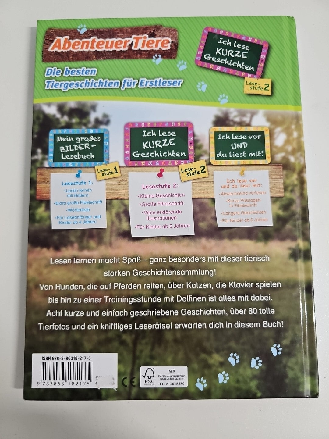 EB889 Ich lese KURZE Geschichten. Abenteuer Tiere1