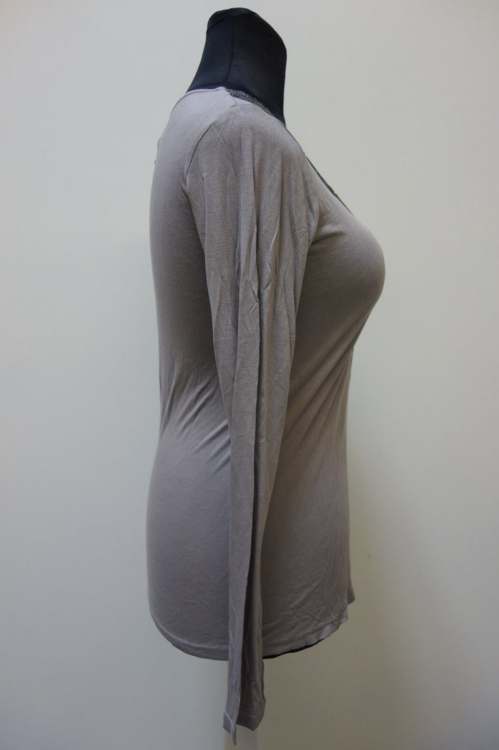 EK2233 Damen Langarmshirt von heine, grau, Gr. 402