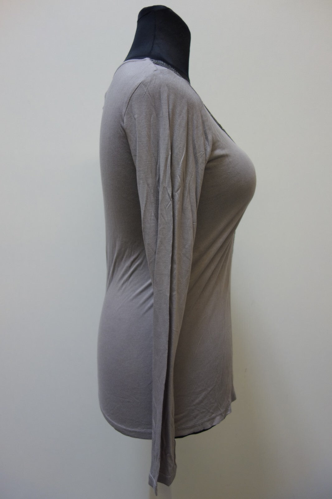 EK2233 Damen Langarmshirt von heine, grau, Gr. 402