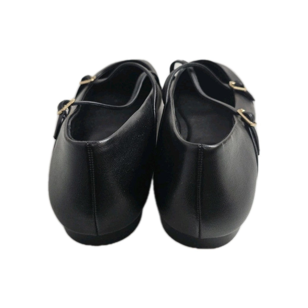 ES173 Damen Ballerina Schuhe Graceland Gr.42 Schwarz2