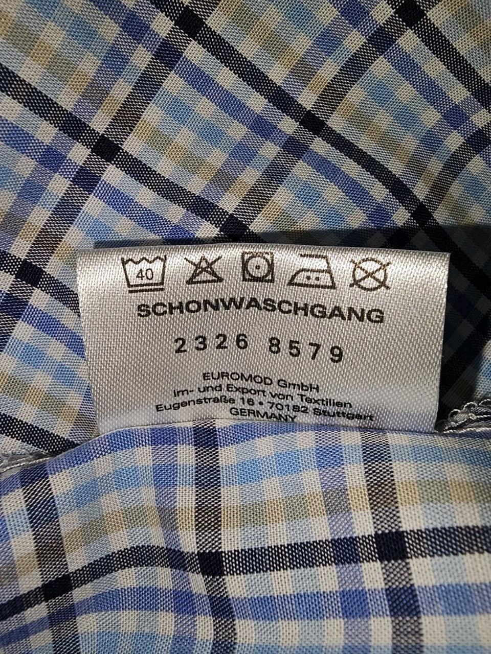 EK8317 Herren Hemd von Royal Class, blau, Gr.384