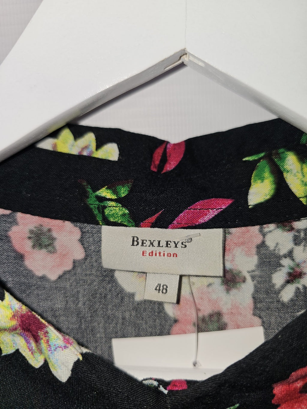 EK4424 Damen Bluse von Brexleys, Schwarz, Gr. 482