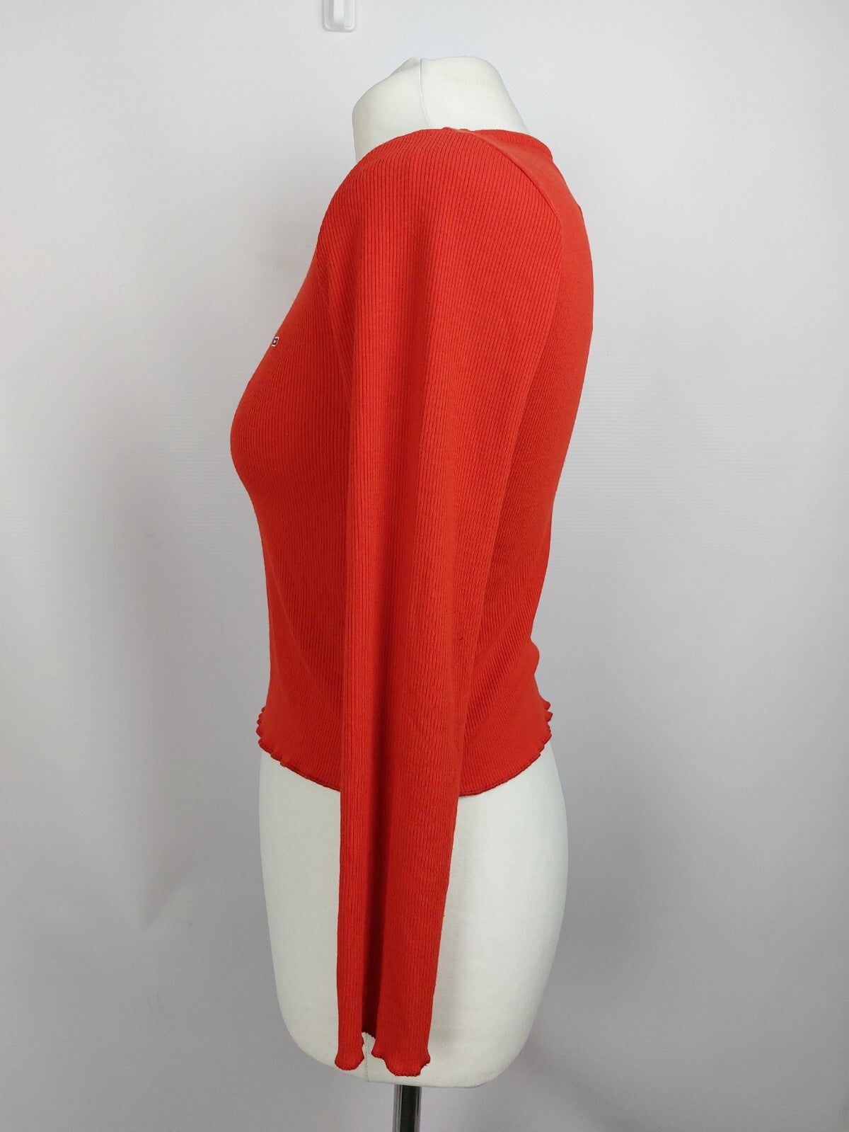 EK4437 Damen Shirt von Tommy Jeans, rot, Gr. XS2