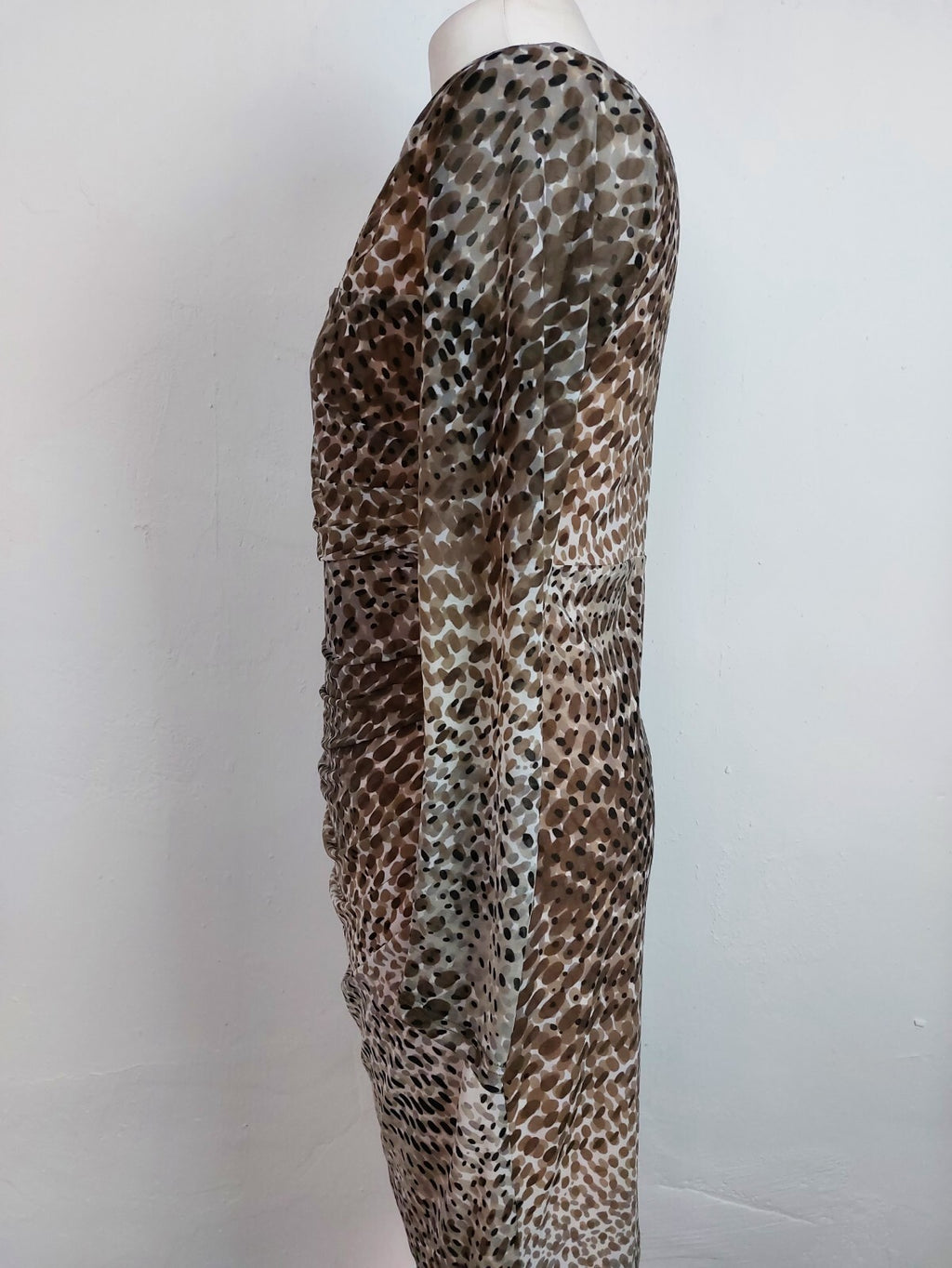 EK1358 Damen Kleid von Esprit, braun/beige, Gr. S2