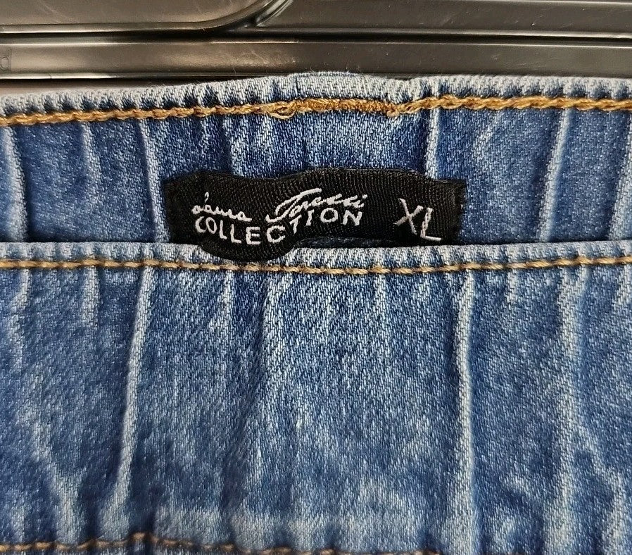 EK4655 Damen Hose Collection  Gr.XL Blau Taile 54cm Länge 77cm1
