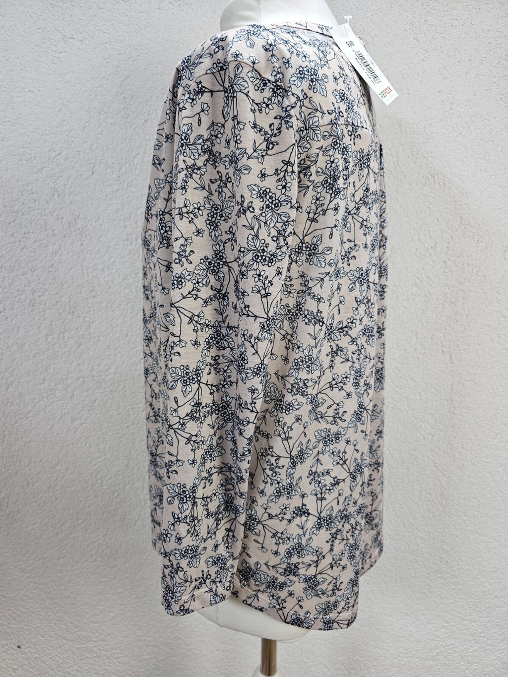 EK5936 Damen Bluse von H&M, rosa mit Blumen, Gr. M2