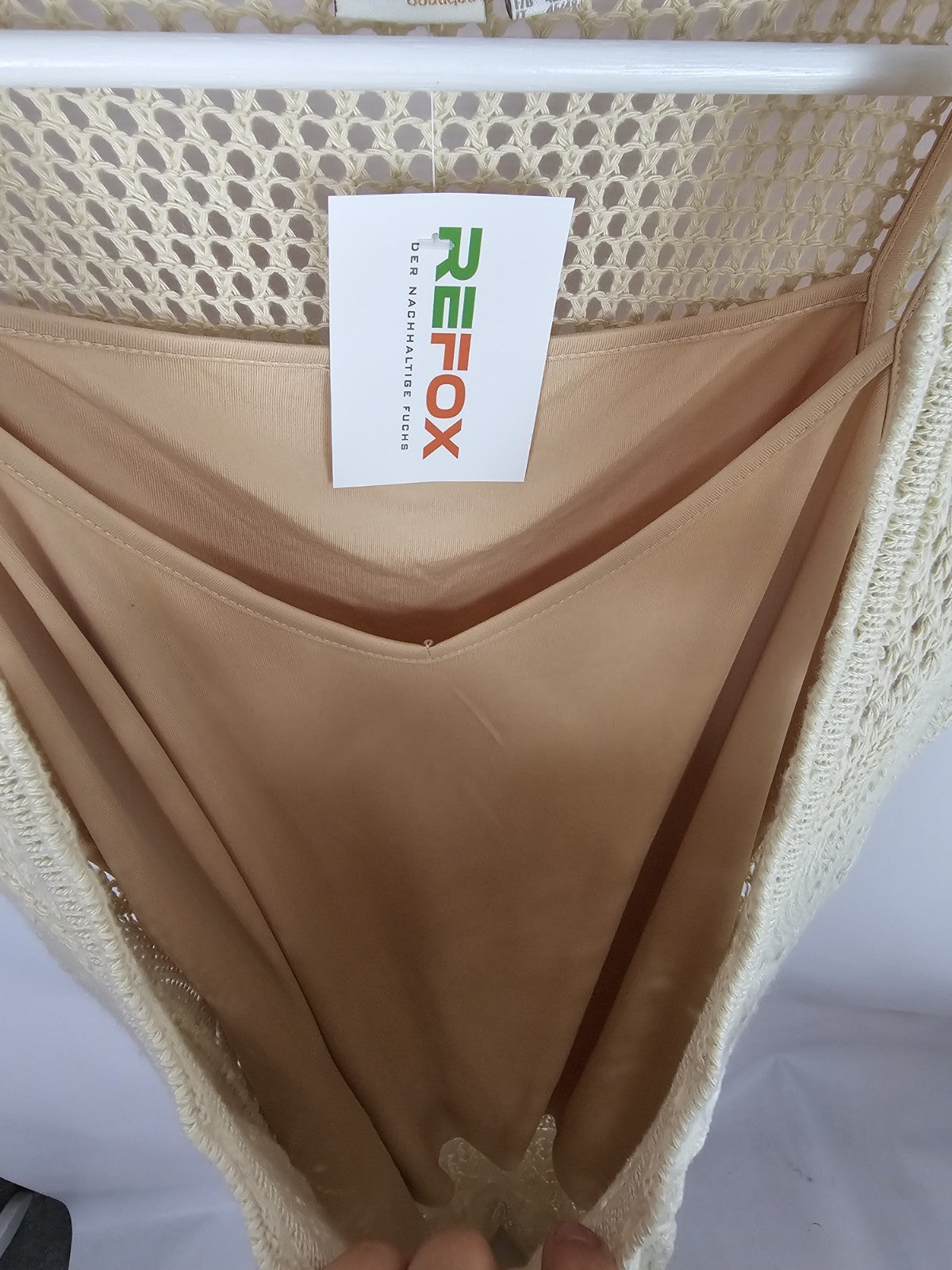 EK9175 Damen Kleid von Bodyflirt, Beige, Gr. 40/425