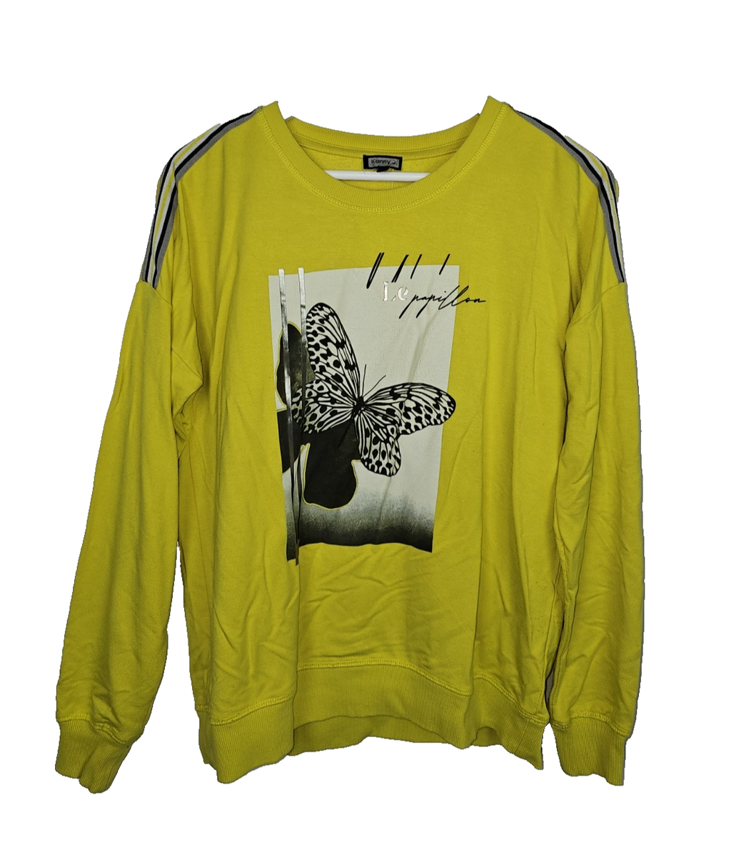 EK7621 Damen Sweatshirt von Kenny S., Gelb, Gr.360