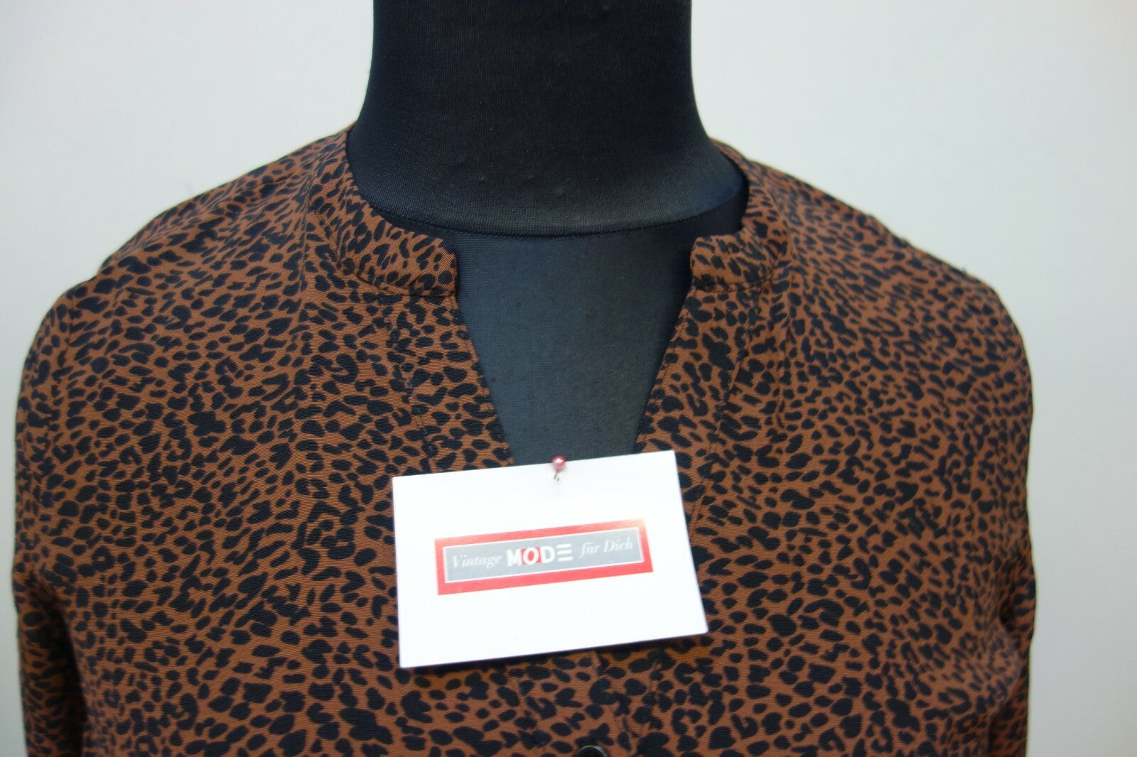 EK0892 Damen Bluse von Esprit, braun/Schwarz, Gr. 341