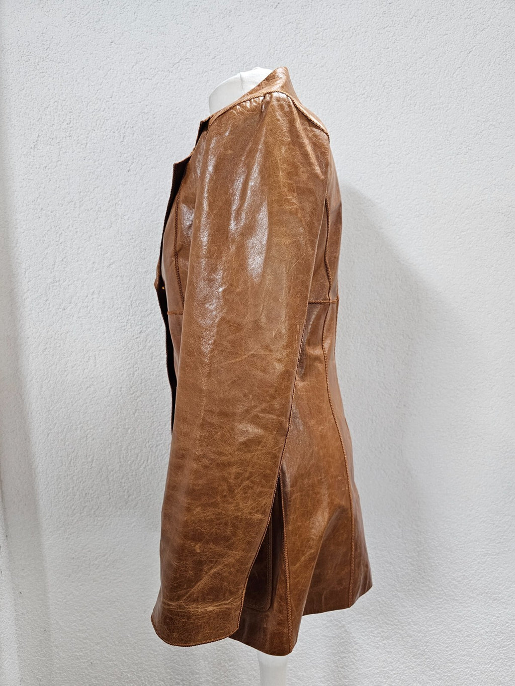 EK6339 Damen Lederjacke von Sevilla, braun, gr. XS3