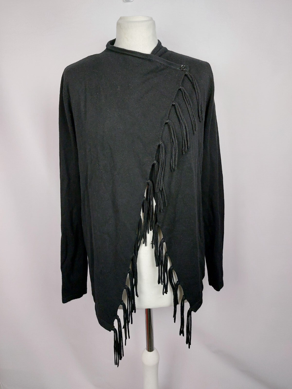 EK4879 Damen Strickjacke von comma, schwarz, Gr. 340