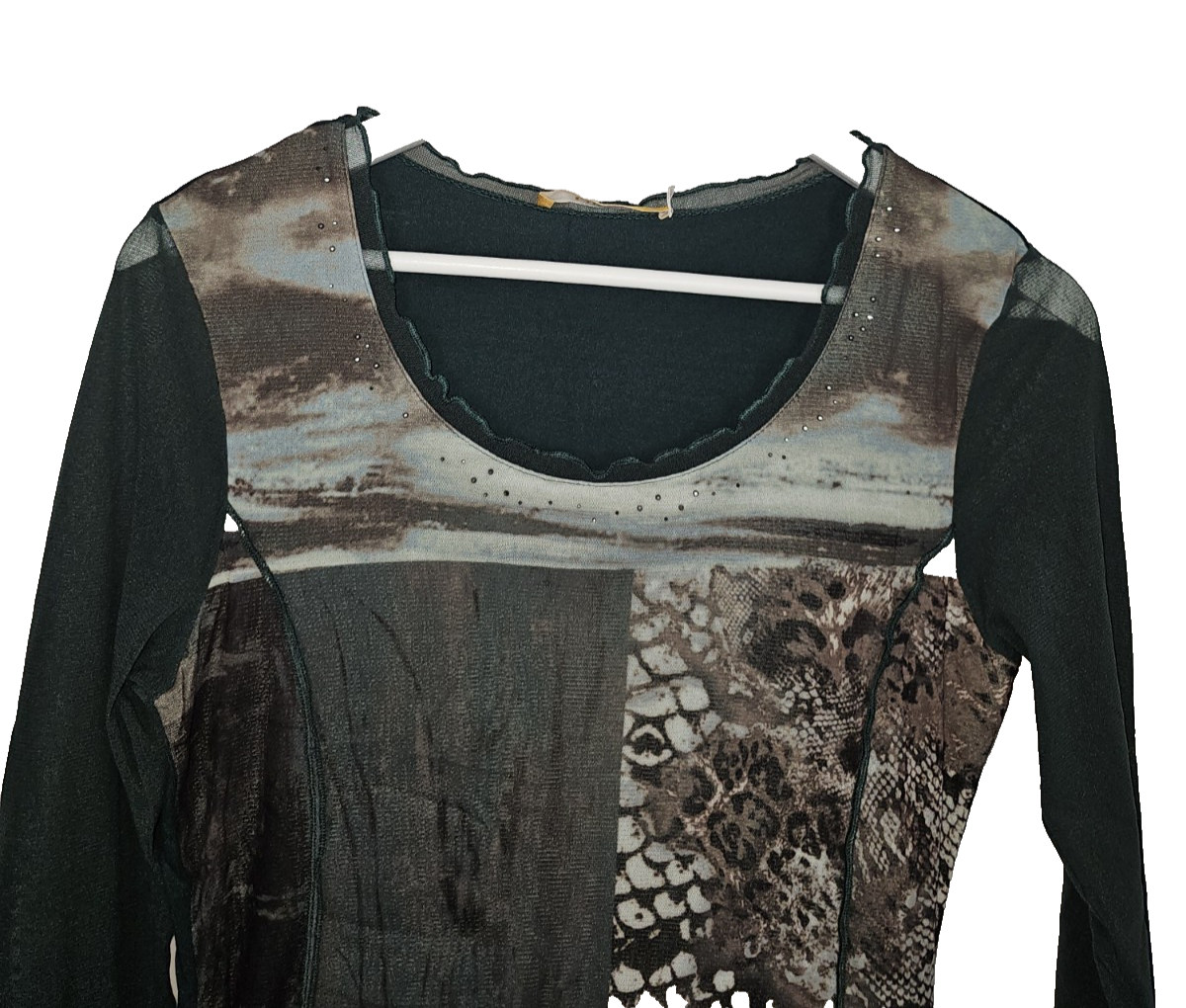 EK7390 Damen Bluse von Biba, Mehrfarbig, Gr.S1