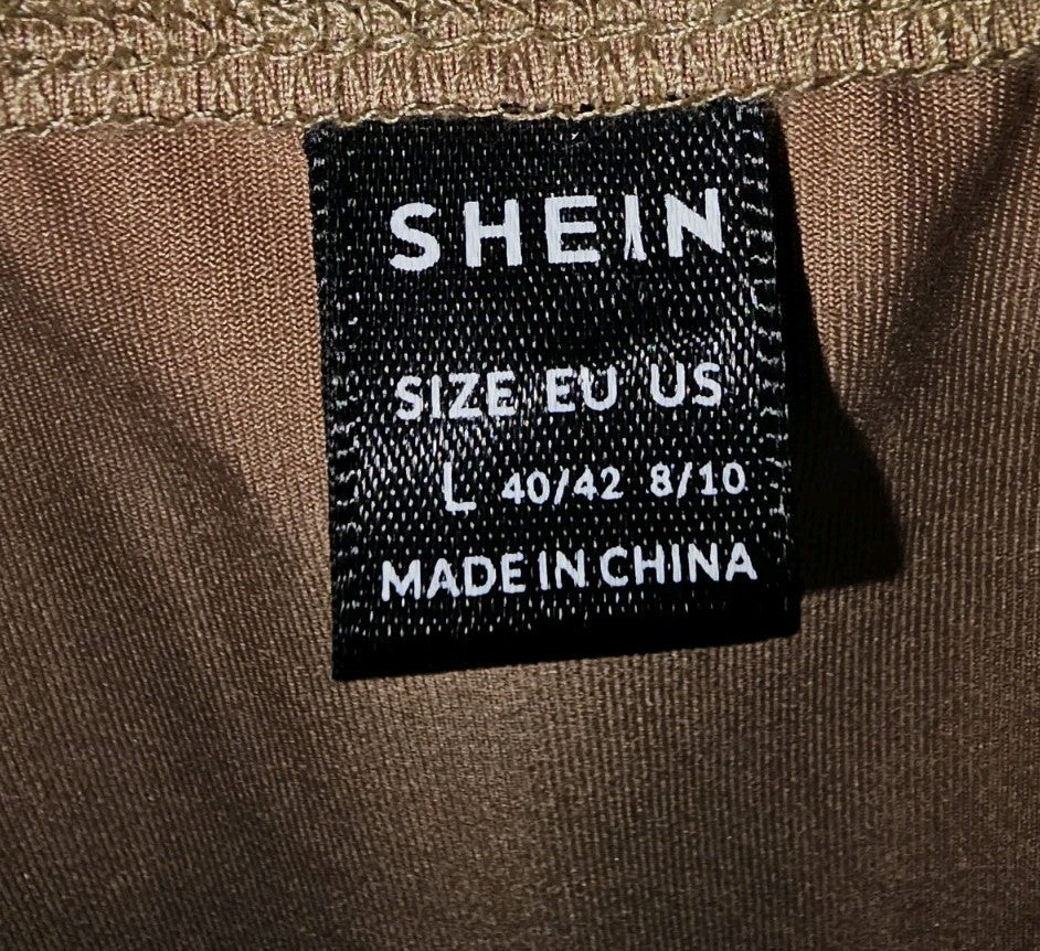 EK11064 Damen Trägershirt von SheIn, braun, Gr.L1