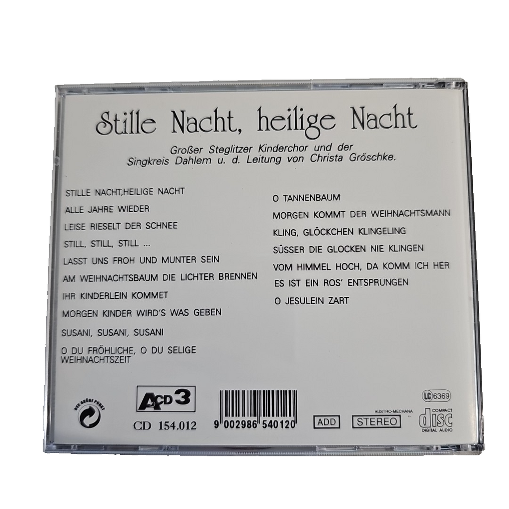  EB3099 Stille Nacht, heilige Nacht (Steglitzer Kinderchor) CD1