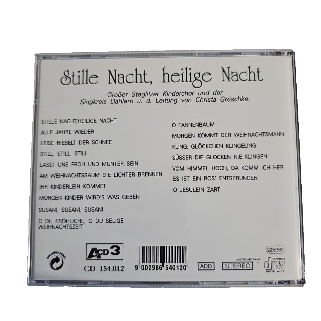  EB3099 Stille Nacht, heilige Nacht (Steglitzer Kinderchor) CD1