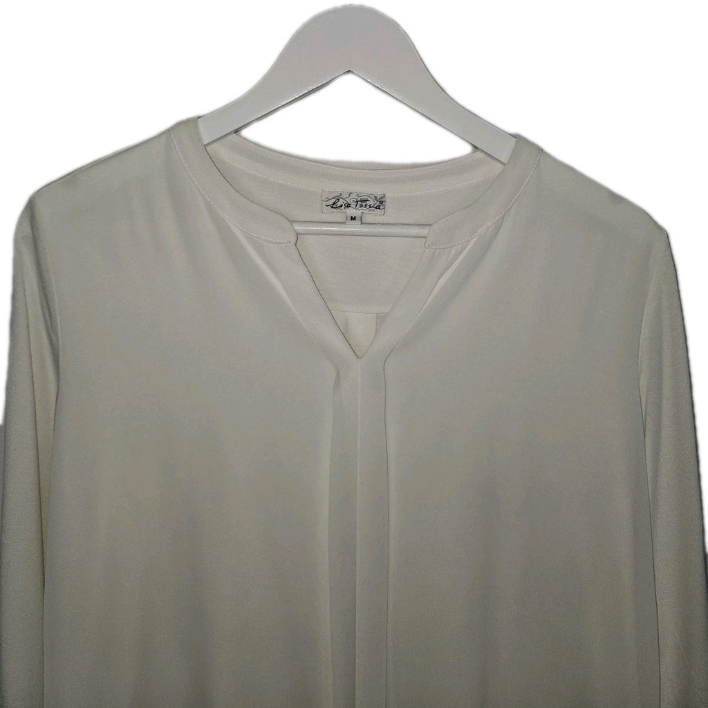 EK9204 Damen Bluse von Lisa Tossa,  Weiß, Gr. M1