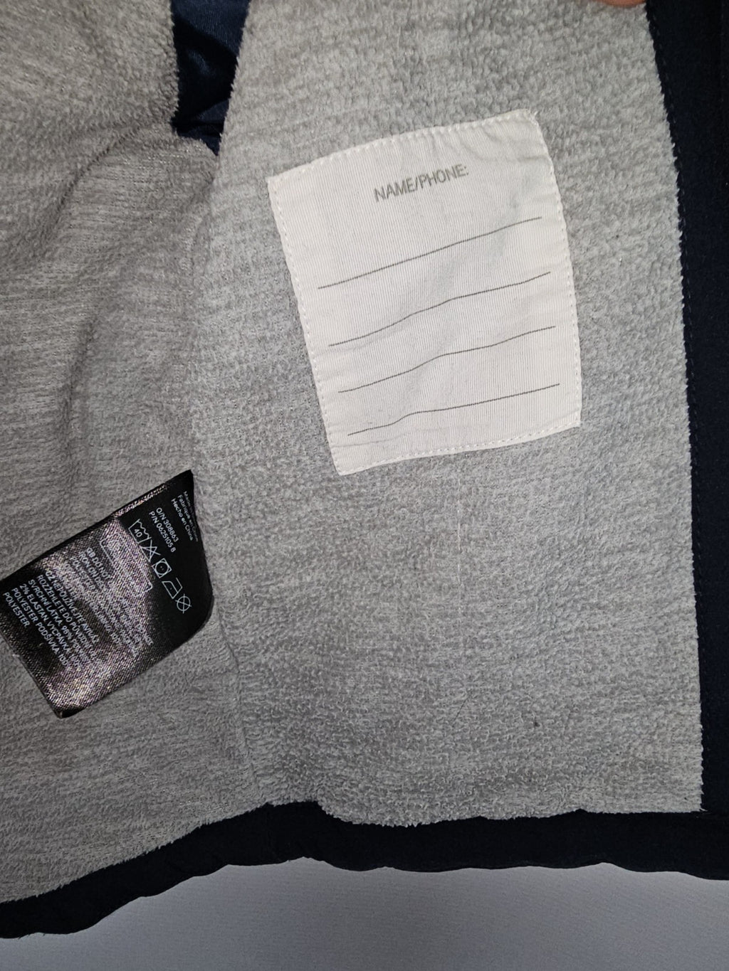 EK8719 Jungen Jacke von H&M, Dunkelblau, Gr. 924