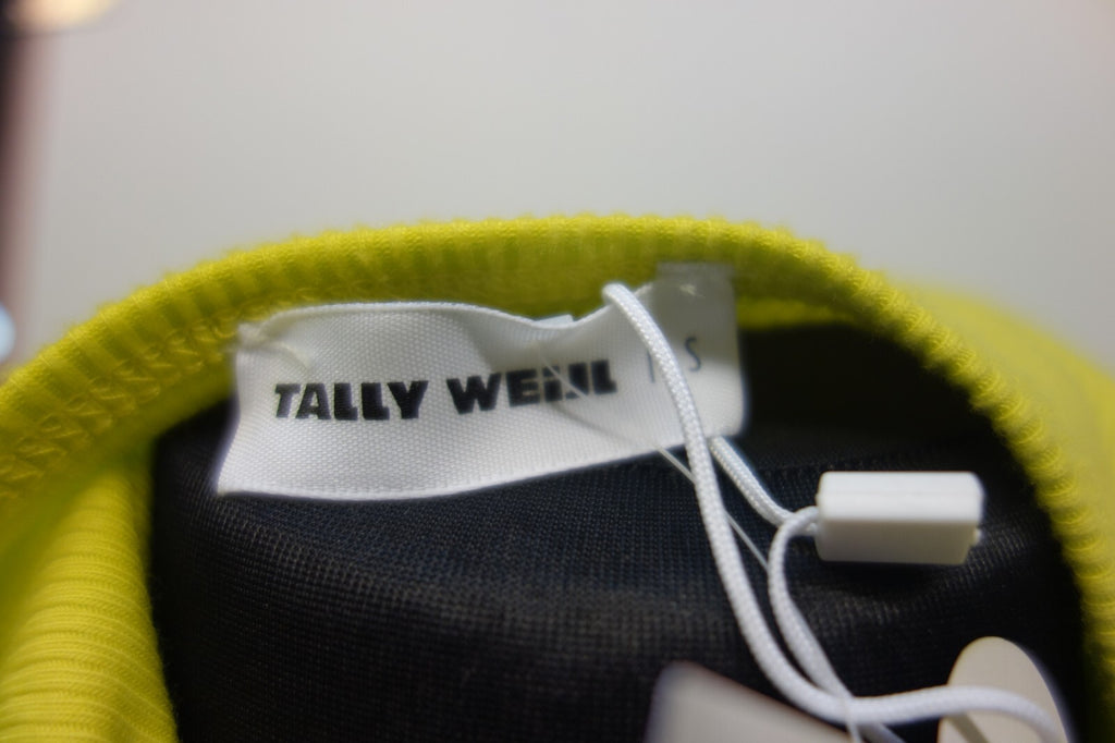 EK2810 Damen Shirt von Tally Weijl, neongrün, gr. S4