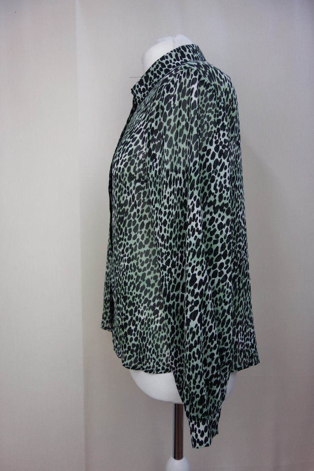 EK3934 Damen Bluse von Vila, grün-schwarz, Gr.M (nach Größentabelle)2