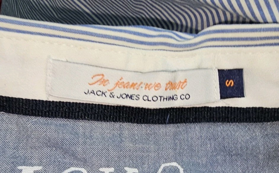 EK9090 Herren Hemd von Jack&Jones. blau-weiß, Gr.S4